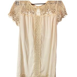 Joie Ivory Lace Dress